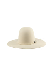 Rock'em 4X Bone Open Crown Felt Cowboy Hat