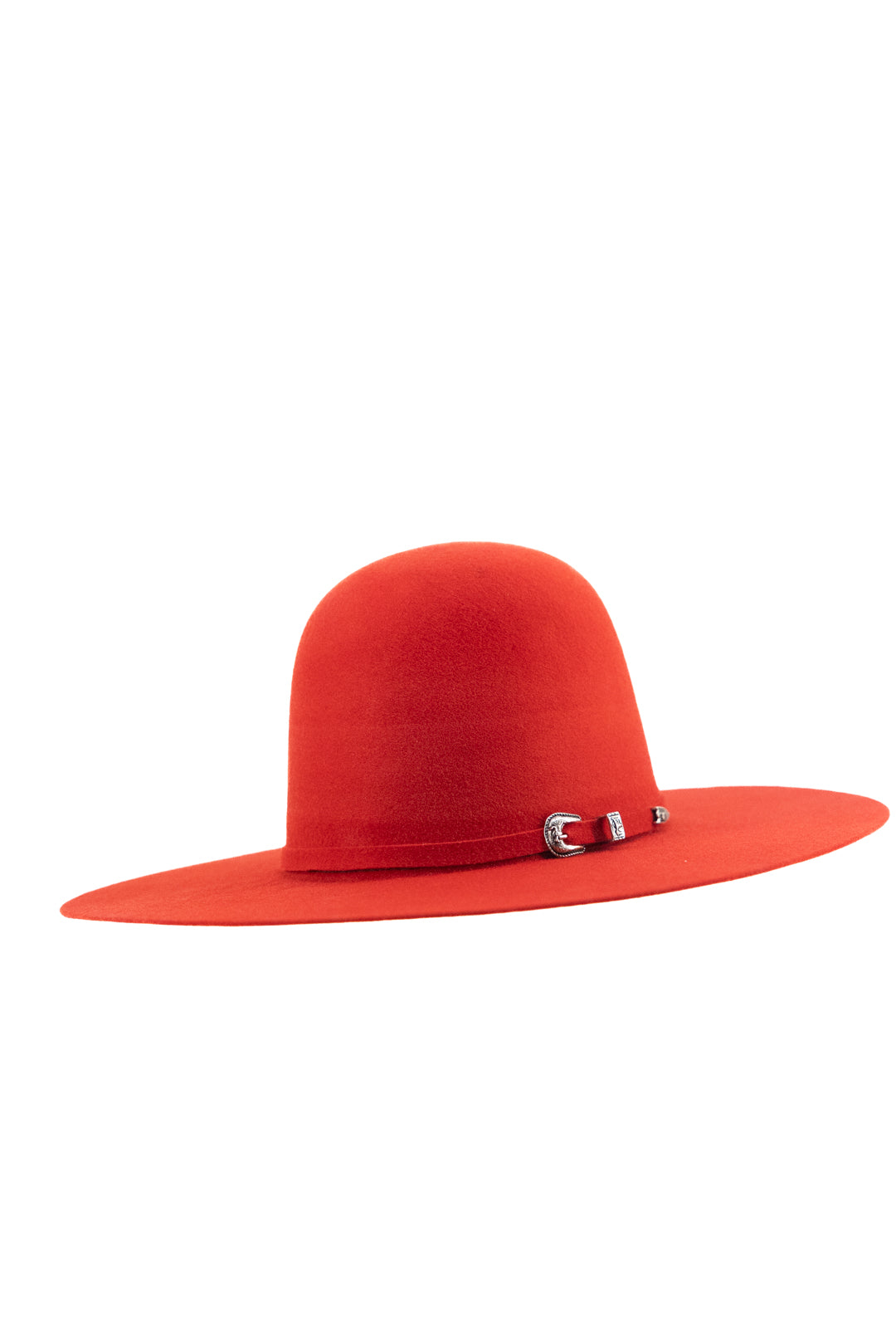 Rock'em 4X Red Open Crown Felt Cowboy Hat