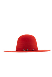 Rock'em 4X Red Open Crown Felt Cowboy Hat