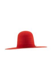 Rock'em 4X Red Open Crown Felt Cowboy Hat