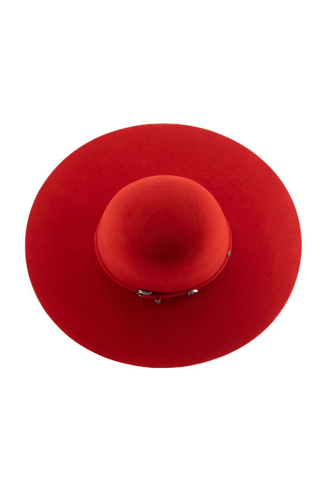 Rock'em 4X Red Open Crown Felt Cowboy Hat