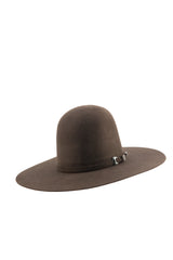 Rock'em 4X Brown Open Crown Felt Cowboy Hat
