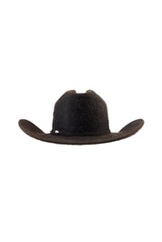Rock'em 10X Chocolate Grizzly Fur Open Crown Felt Cowboy Hat