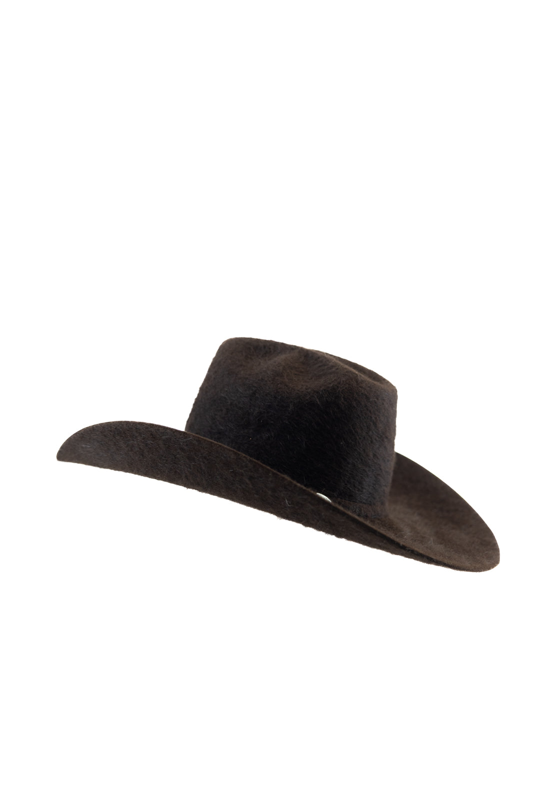 Rock'em 10X Chocolate Grizzly Fur Open Crown Felt Cowboy Hat