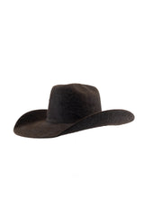 Rock'em 10X Chocolate Grizzly Fur Open Crown Felt Cowboy Hat