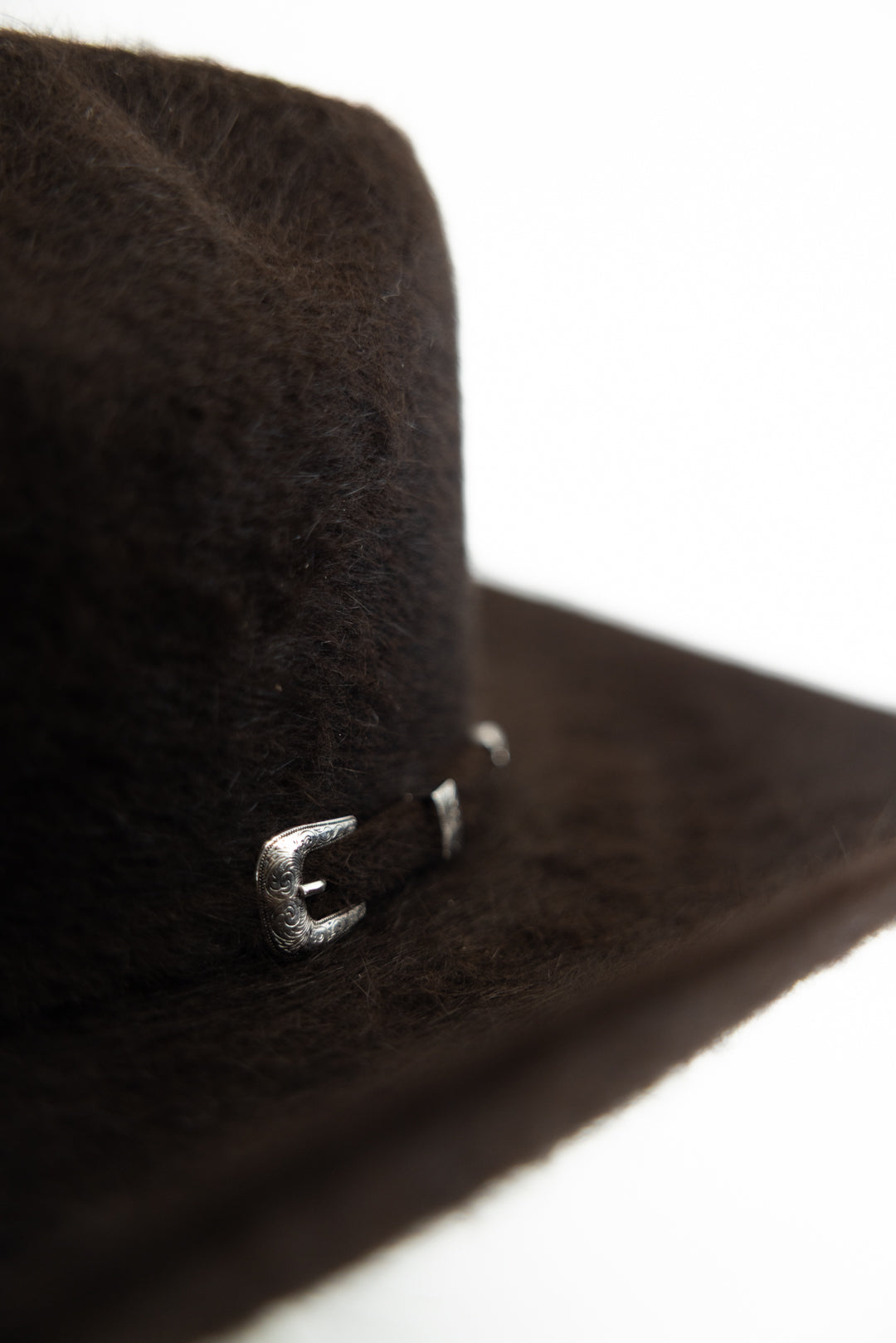 Rock'em 10X Chocolate Grizzly Fur Open Crown Felt Cowboy Hat