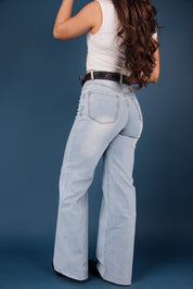 High Waisted Classic Wide Leg Jeans