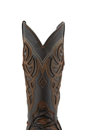 Big Bass Pirarucu Matte Square Toe Cowboy Boots