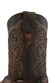 Big Bass Pirarucu Matte Square Toe Cowboy Boots