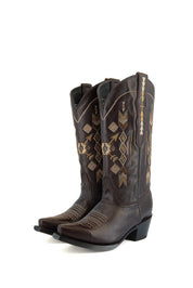 Azteck Snip Toe Cowgirl Boots