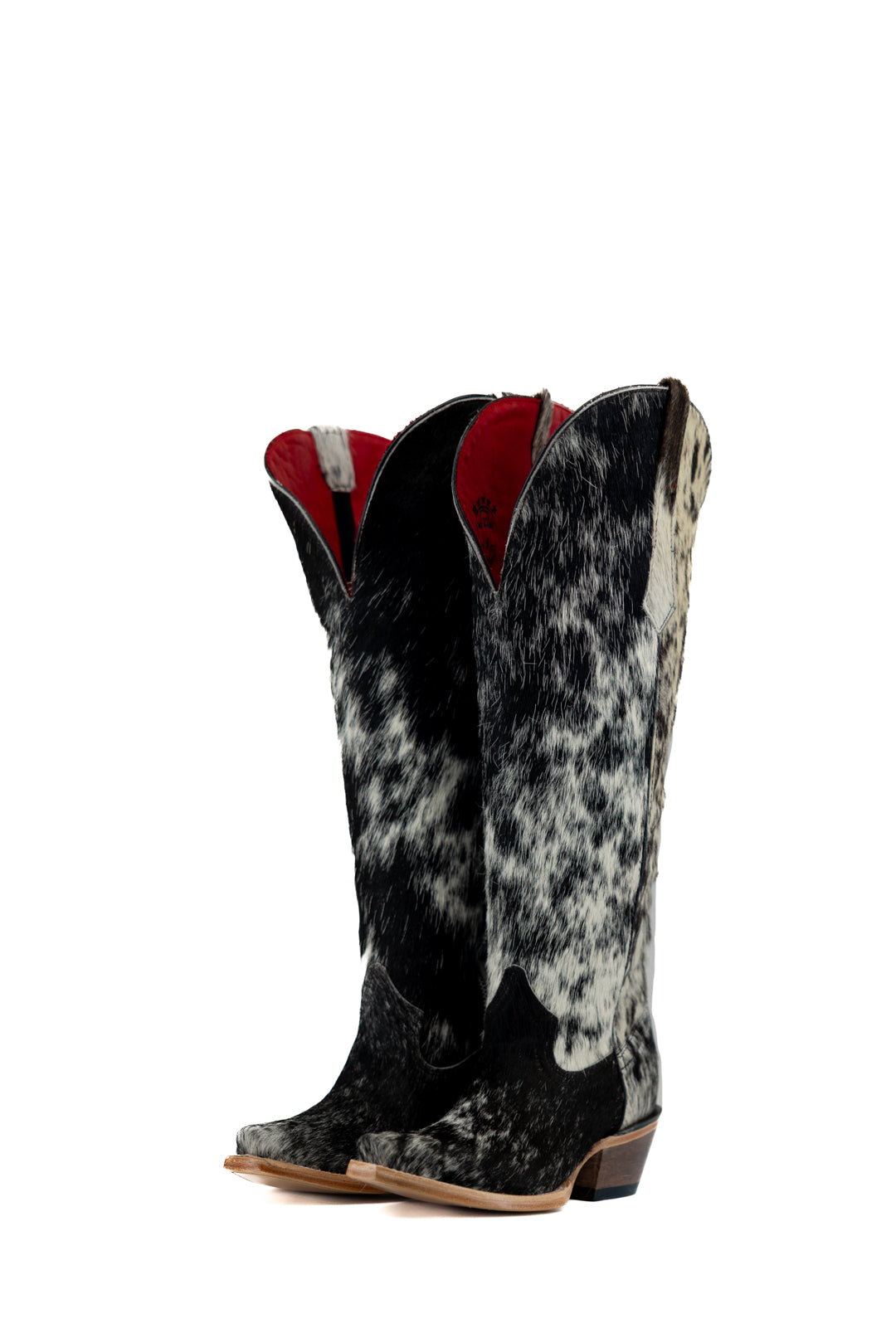 Gia Tall Cowhide WideCalf Snip Toe Cowgirl Boot Size 5 Box OW1