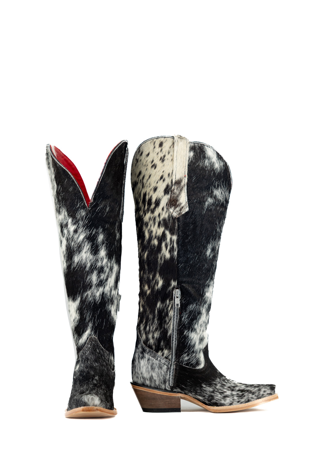 Gia Tall Cowhide WideCalf Snip Toe Cowgirl Boot Size 5 Box OW1