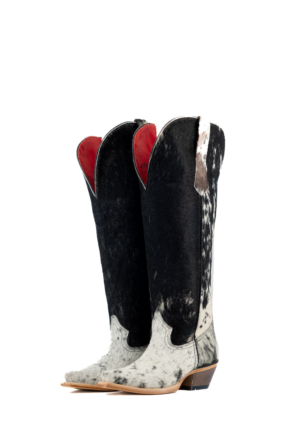 Gia Tall Cowhide WideCalf Snip Toe Cowgirl Boot Size 5 Box OW2