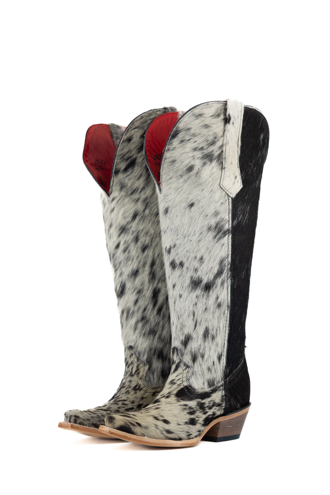Gia Tall Cowhide WideCalf Snip Toe Cowgirl Boot Size 6 Box OW3