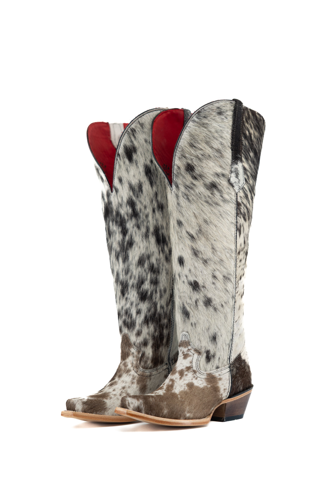 Gia Tall Cowhide WideCalf Snip Toe Cowgirl Boot Size 6 Box OW4