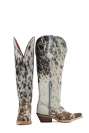Gia Tall Cowhide WideCalf Snip Toe Cowgirl Boot Size 6 Box OW4