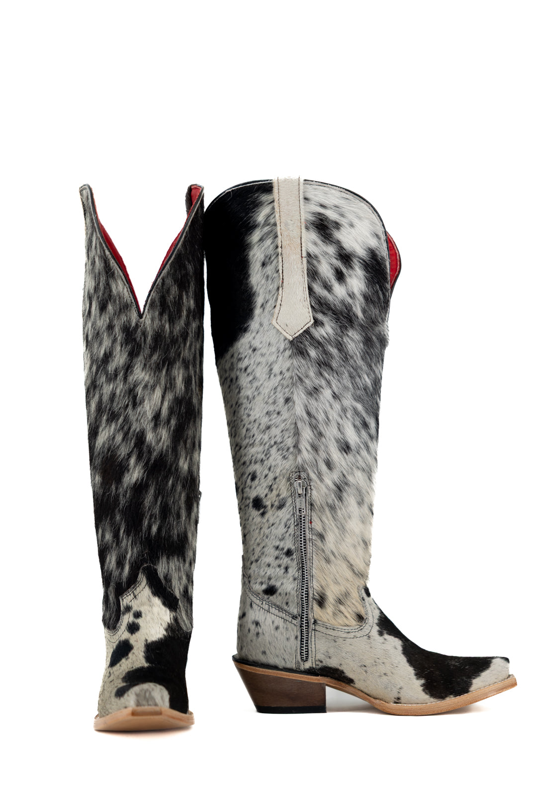 Gia Tall Cowhide WideCalf Snip Toe Cowgirl Boot Size 6 Box OW5