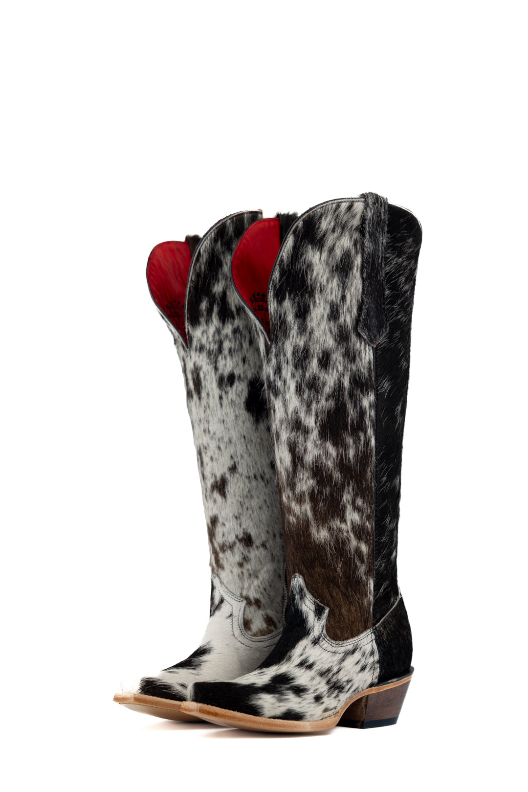 Gia Tall Cowhide WideCalf Snip Toe Cowgirl Boot Size 6 Box OW6