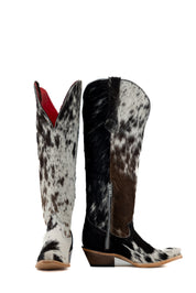 Gia Tall Cowhide WideCalf Snip Toe Cowgirl Boot Size 6 Box OW6