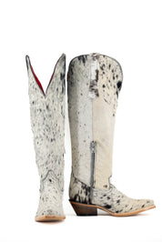 Gia Tall Cowhide WideCalf Snip Toe Cowgirl Boot Size 7 Box OW11