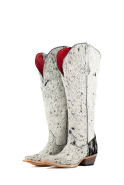 Gia Tall Cowhide WideCalf Snip Toe Cowgirl Boot Size 7 Box OW14