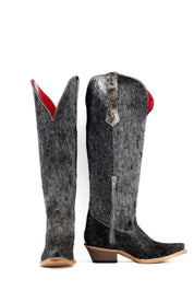 Gia Tall Cowhide WideCalf Snip Toe Cowgirl Boot Size 8 Box OW20