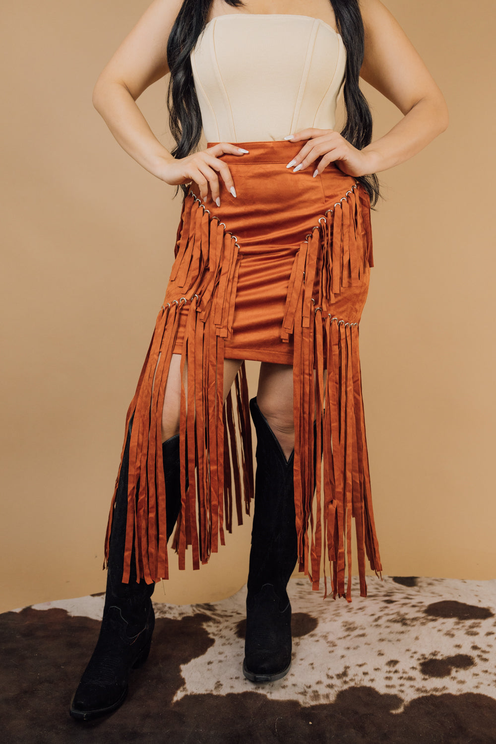 The Emiliana Fringe Skirt JJ