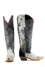 Gia Tall Cowhide WideCalf Snip Toe Cowgirl Boot Size 8 Box OW24