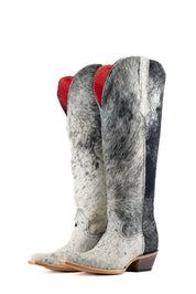 Gia Tall Cowhide WideCalf Snip Toe Cowgirl Boot Size 8 Box OW25