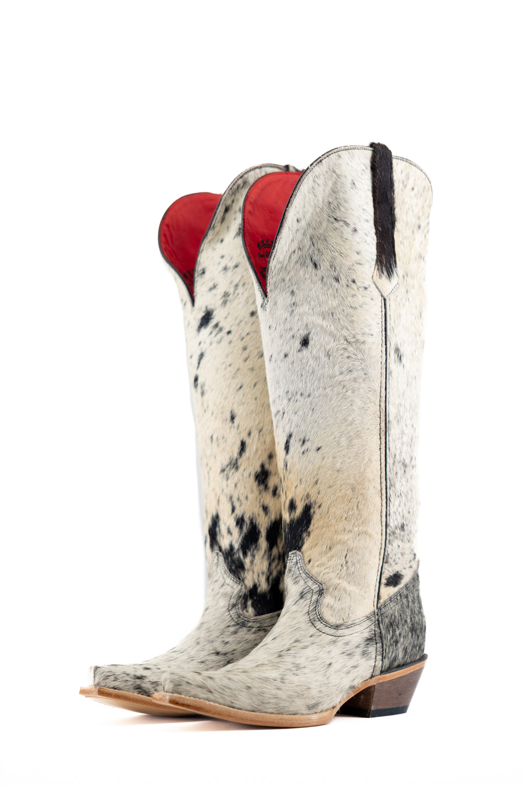 Gia Tall Cowhide WideCalf Snip Toe Cowgirl Boot Size 9 Box OW31