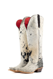 Gia Tall Cowhide WideCalf Snip Toe Cowgirl Boot Size 9 Box OW31