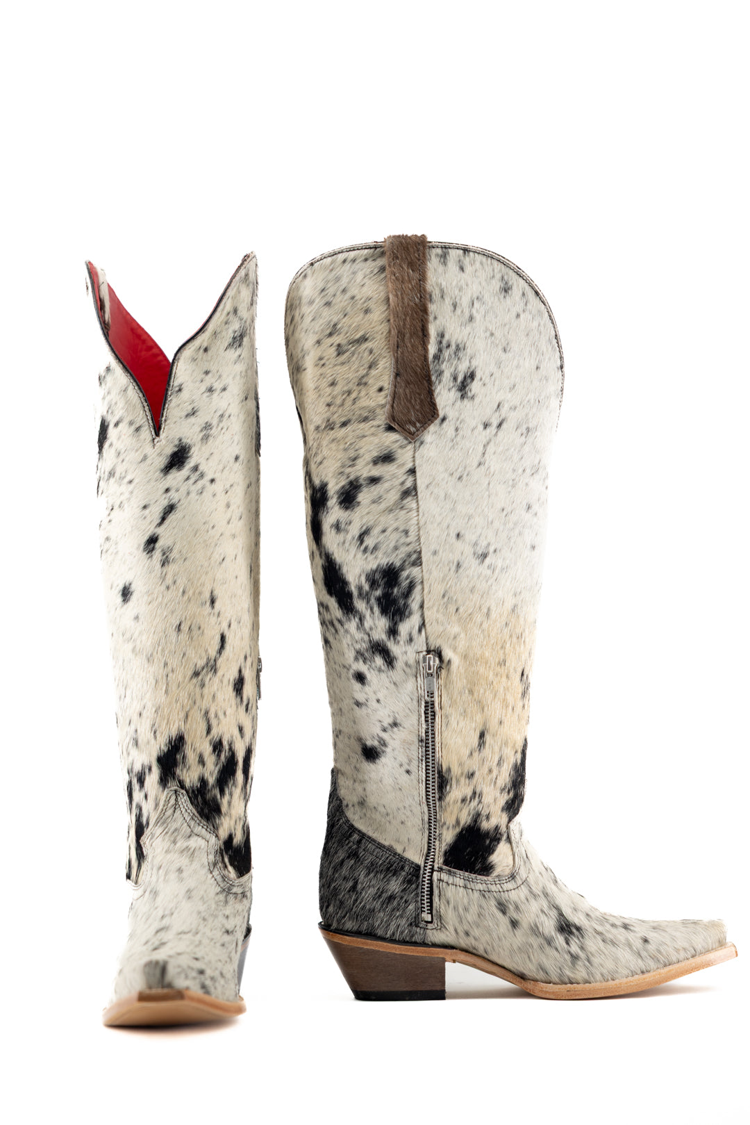 Gia Tall Cowhide WideCalf Snip Toe Cowgirl Boot Size 9 Box OW31
