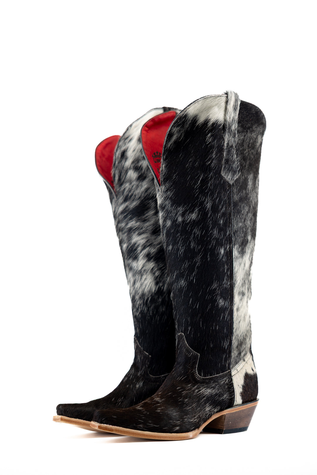 Gia Tall Cowhide WideCalf Snip Toe Cowgirl Boot Size 9 Box OW32
