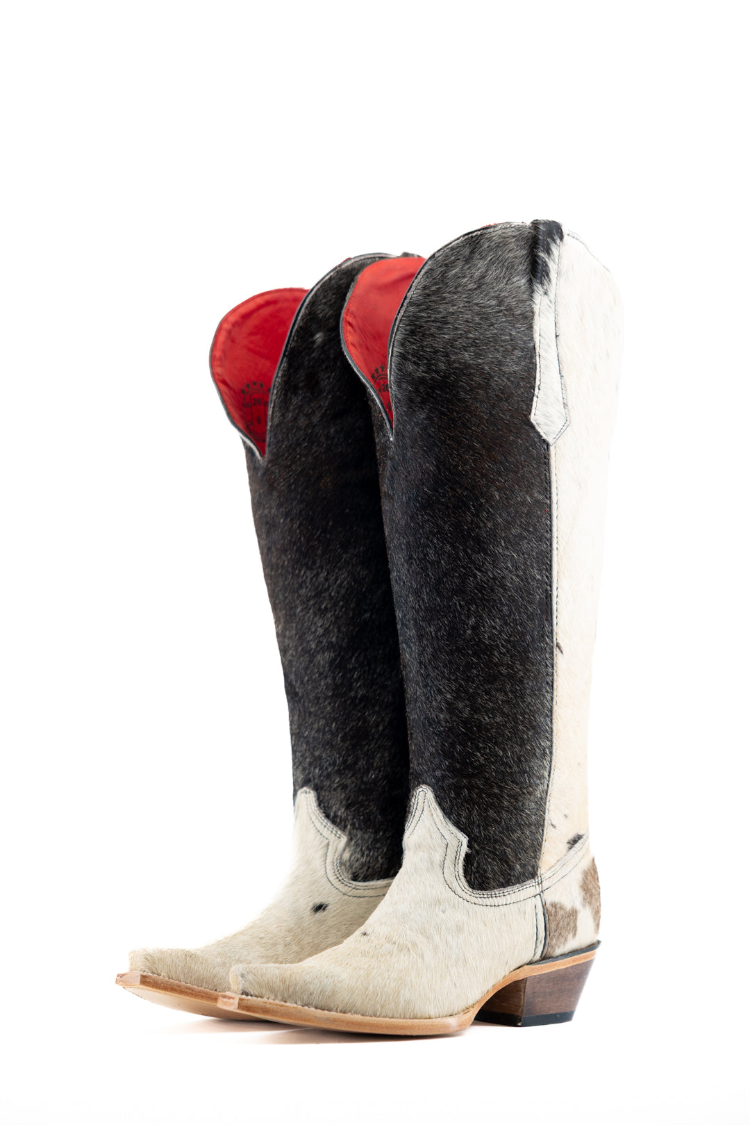 Gia Tall Cowhide WideCalf Snip Toe Cowgirl Boot Size 9 Box OW35