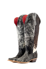 Gia Tall Cowhide WideCalf Snip Toe Cowgirl Boot Size 10 Box OW41