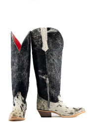 Gia Tall Cowhide WideCalf Snip Toe Cowgirl Boot Size 10 Box OW42
