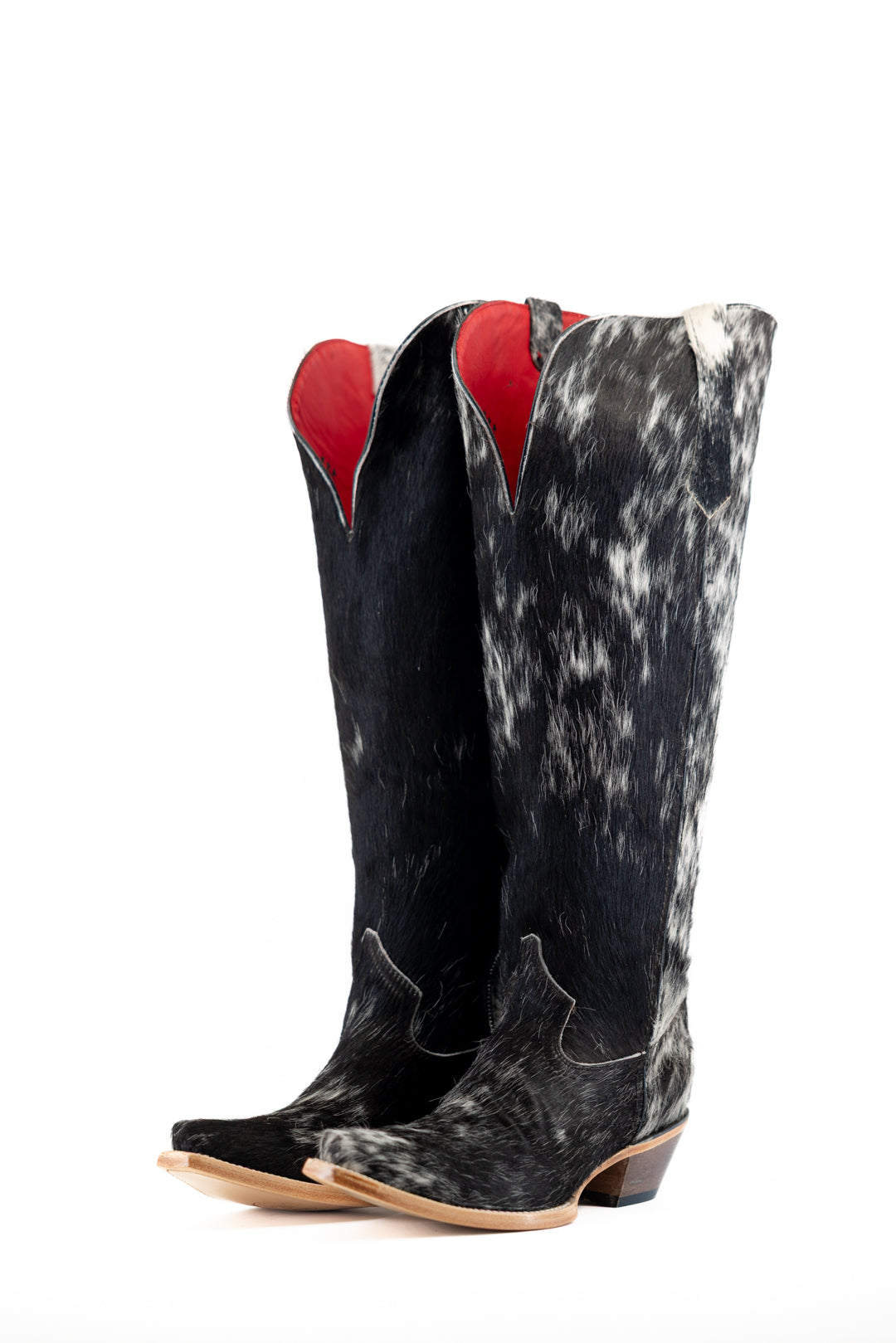 Gia Tall Cowhide WideCalf Snip Toe Cowgirl Boot Size 11 Box OW46