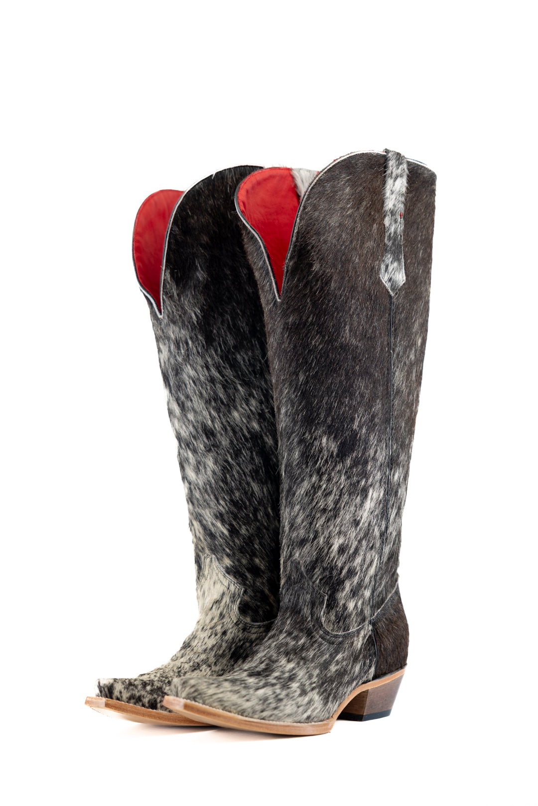 Gia Tall Cowhide WideCalf Snip Toe Cowgirl Boot Size 11 Box OW47