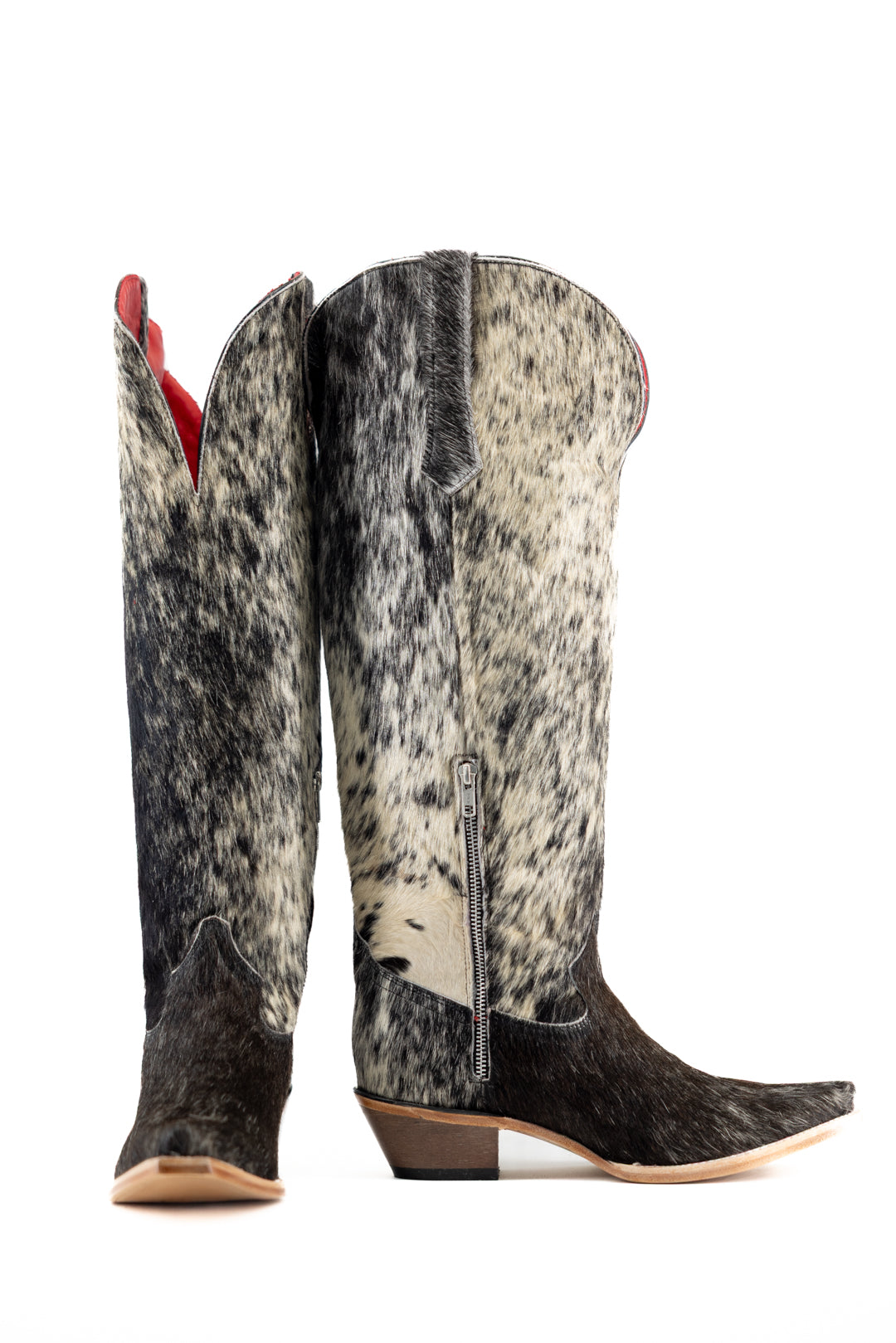 Gia Tall Cowhide WideCalf Snip Toe Cowgirl Boot Size 11 Box OW49
