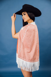 Avery Fringe Cape