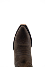 Ximena Suede Tall Snip Toe Cowgirl Boot