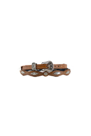 Starburst Leather Hat Band
