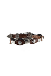 Western Silver Concho Hat Band