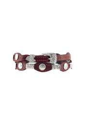 Western Silver Concho Hat Band