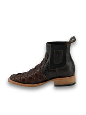 Clon Pirarucu Square Toe Ankle Boot