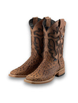 Bruce Matte Caiman Hornback Square Toe Cowboy Boot