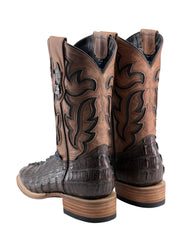 Bruce Caiman Tail Square Toe Cowboy Boot