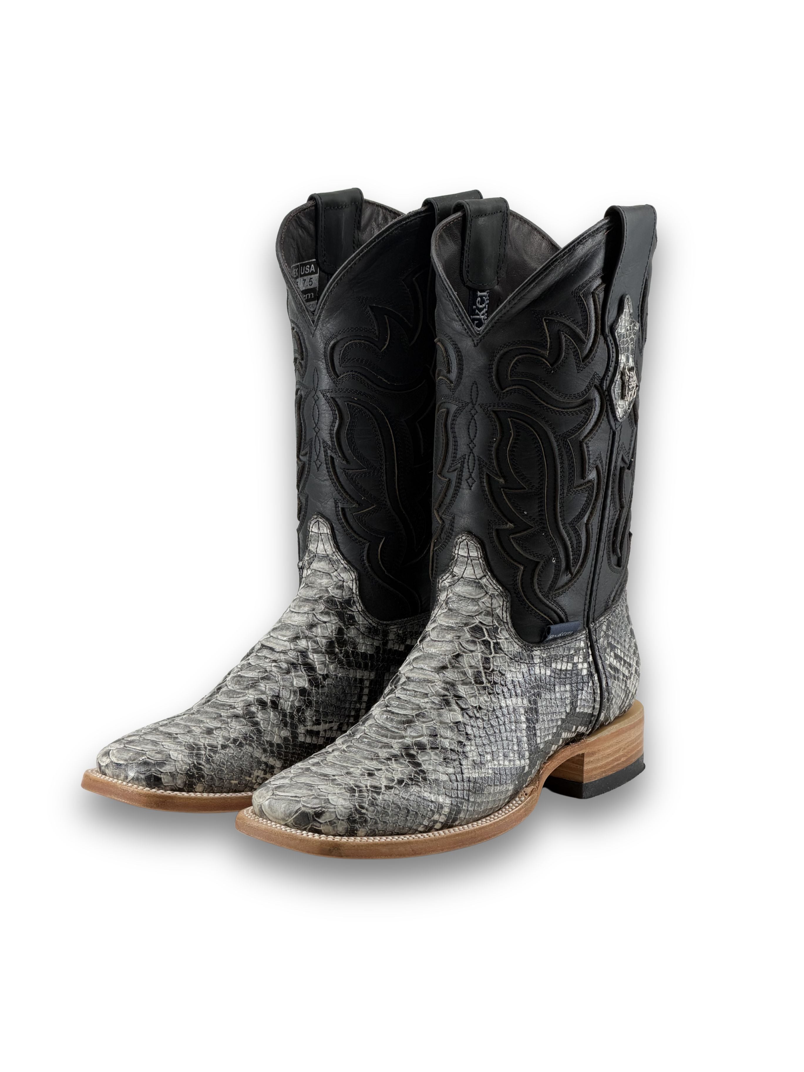 Bruce Python Square Toe Cowboy Boot