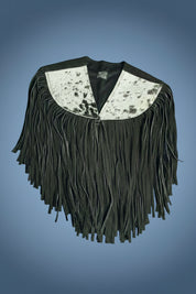 Cowhide Round Fringe Vest