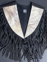Cowhide Diamond Fringe Vest